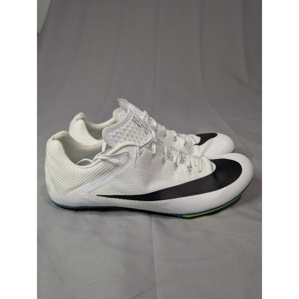Nike Zoom Rival Sprint Track Field Spikes Shoes‎ White FZ9663 102 Men's Size 13